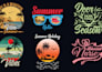 design custom typography and modern t shirt graphics